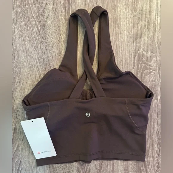 New with tags Lululemon Align Key Hole Halter Tank Top, Espresso, Size 6. Brown. - Picture 2 of 12